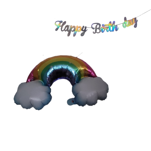16” 40" Large Foil Balloon Celebration Party 2 Years Birthday Rainbow 4 PCs - Picture 7 of 8